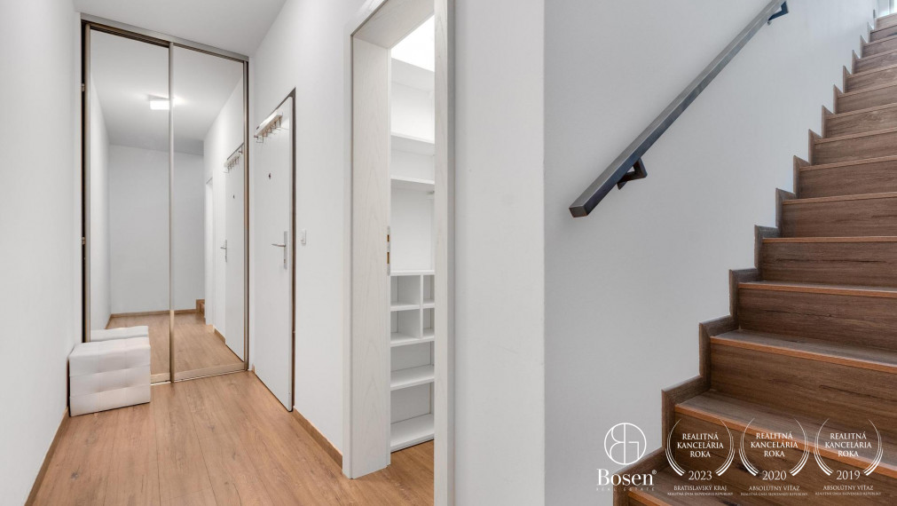 BOSEN | Priestranný 3 izbový byt - mezanín s terasou v novostavbe VIKTORIA, Ružinov - Nivy, 86m2