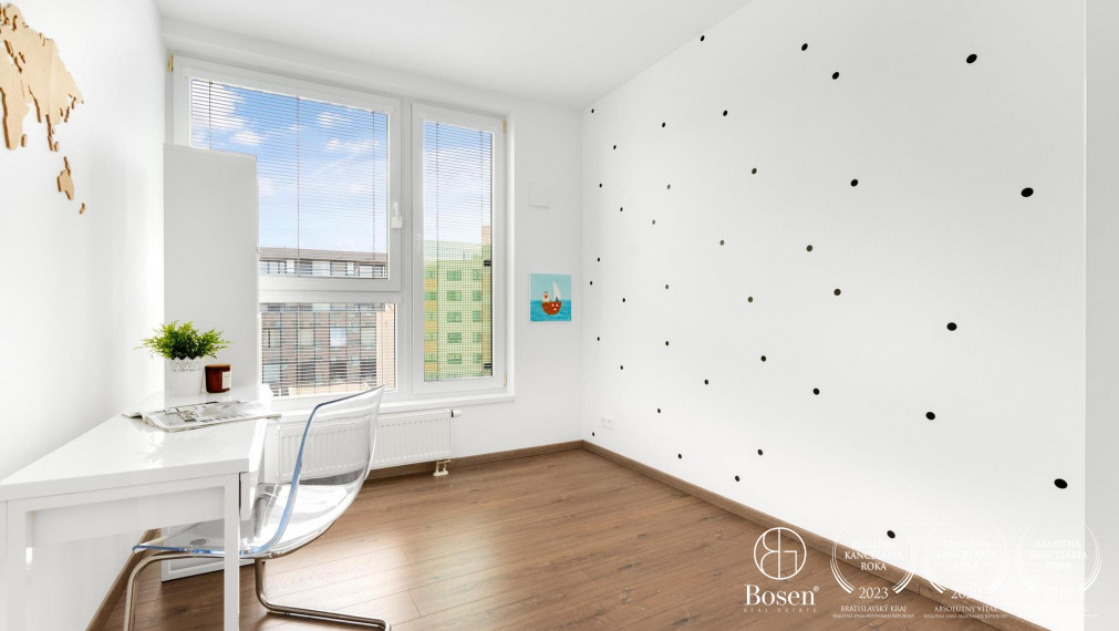 BOSEN | Priestranný 3 izbový byt - mezanín s terasou v novostavbe VIKTORIA, Ružinov - Nivy, 86m2