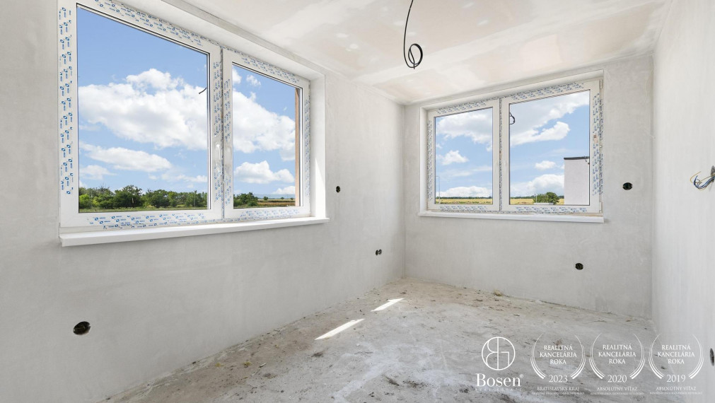 BOSEN | 4 izbové rodinné domy-projekt Slnečné záhrady Hubice