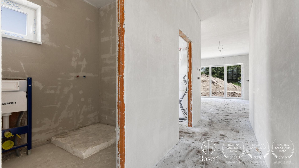 BOSEN | 4 izbové rodinné domy-projekt Slnečné záhrady Hubice