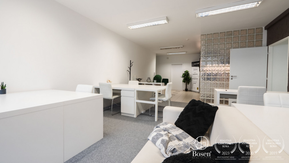 BOSEN | PRENAJATÉ kancelárske/administratívne priestory, 131 m2, Bratislava - Ružinov