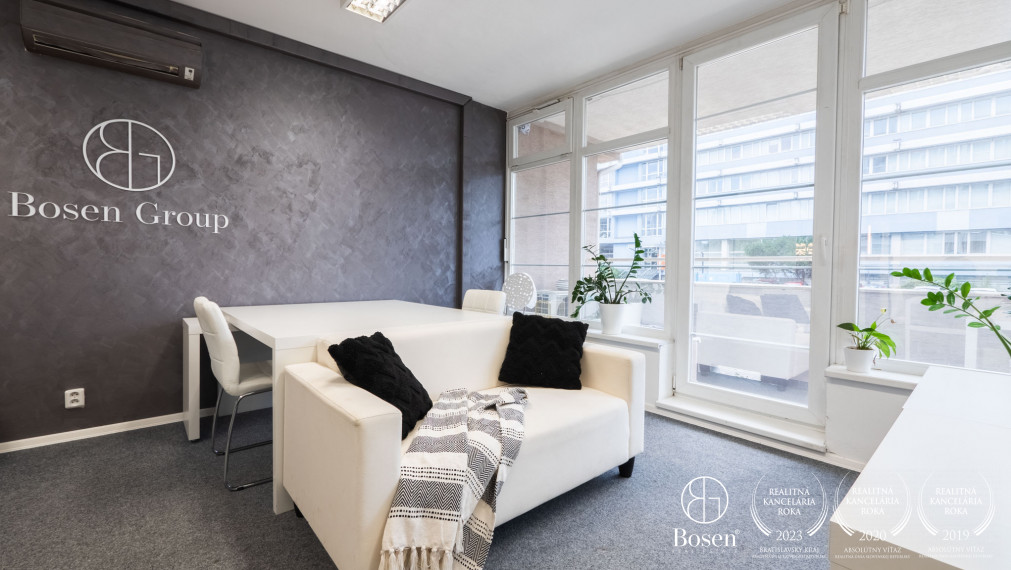 BOSEN | PRENAJATÉ kancelárske/administratívne priestory, 131 m2, Bratislava - Ružinov