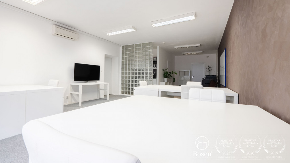 BOSEN | PRENAJATÉ kancelárske/administratívne priestory, 131 m2, Bratislava - Ružinov
