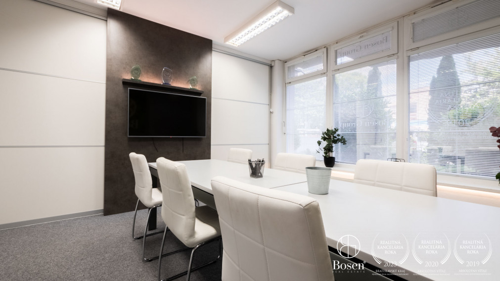 BOSEN | PRENAJATÉ kancelárske/administratívne priestory, 131 m2, Bratislava - Ružinov