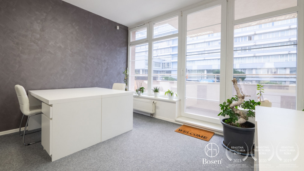 BOSEN | PRENAJATÉ kancelárske/administratívne priestory, 131 m2, Bratislava - Ružinov