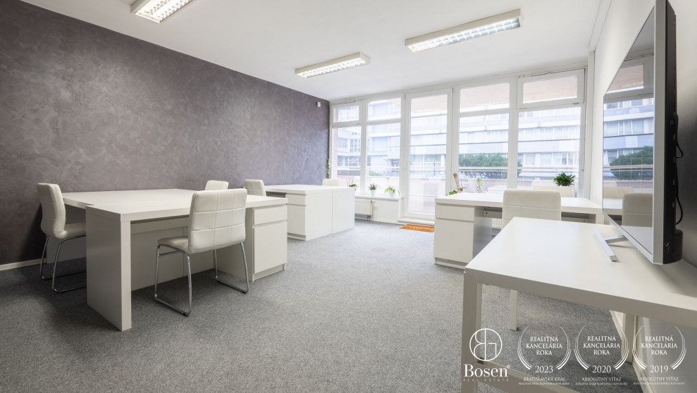 BOSEN | PRENAJATÉ kancelárske/administratívne priestory, 131 m2, Bratislava - Ružinov