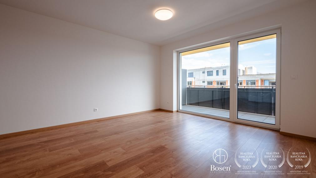 REZERVOVANÉ BOSEN | 	Moderný 2 izb. byt  v novostavbe, balkón, garáž, Rovinka, 64,44. m2