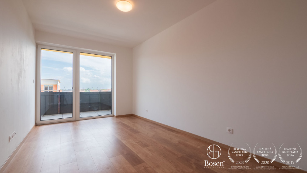 REZERVOVANÉ BOSEN | 	Moderný 2 izb. byt  v novostavbe, balkón, garáž, Rovinka, 64,44. m2