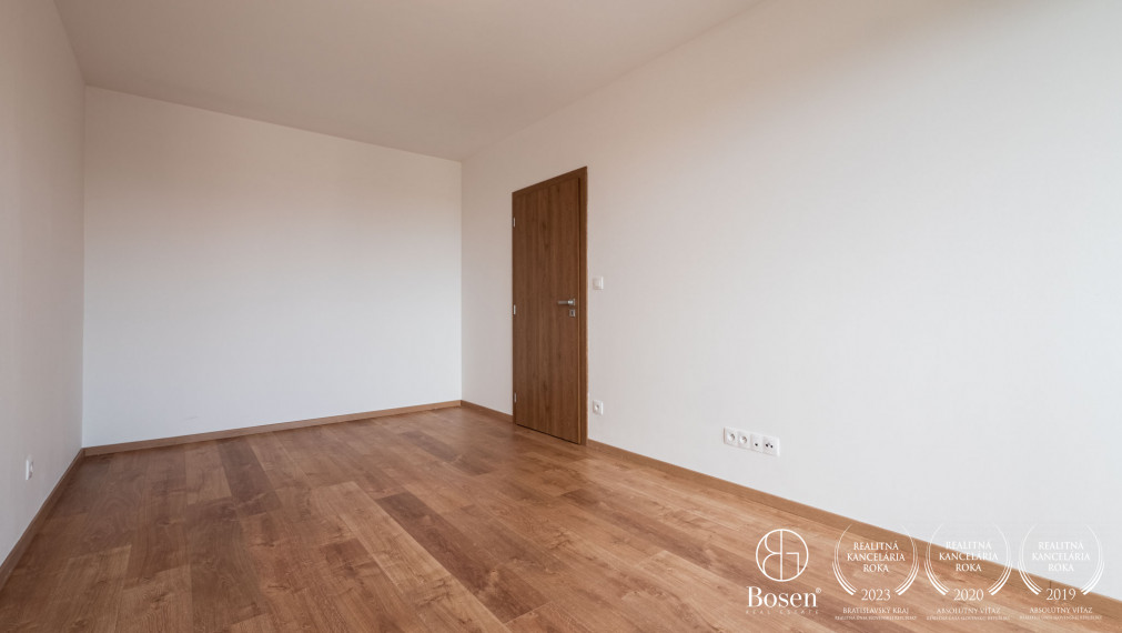 REZERVOVANÉ BOSEN | 	Moderný 2 izb. byt  v novostavbe, balkón, garáž, Rovinka, 64,44. m2