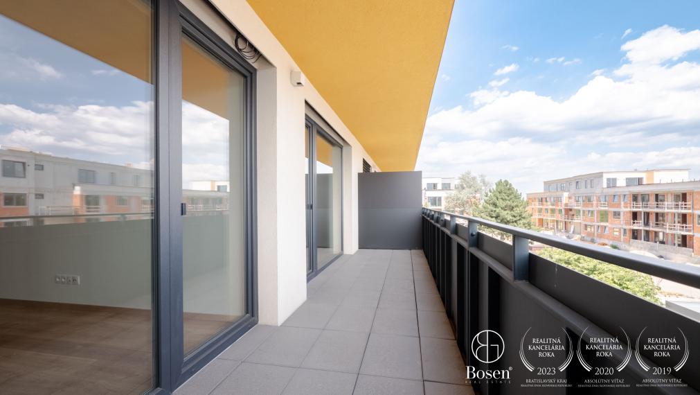 REZERVOVANÉ BOSEN | 	Moderný 2 izb. byt  v novostavbe, balkón, garáž, Rovinka, 64,44. m2