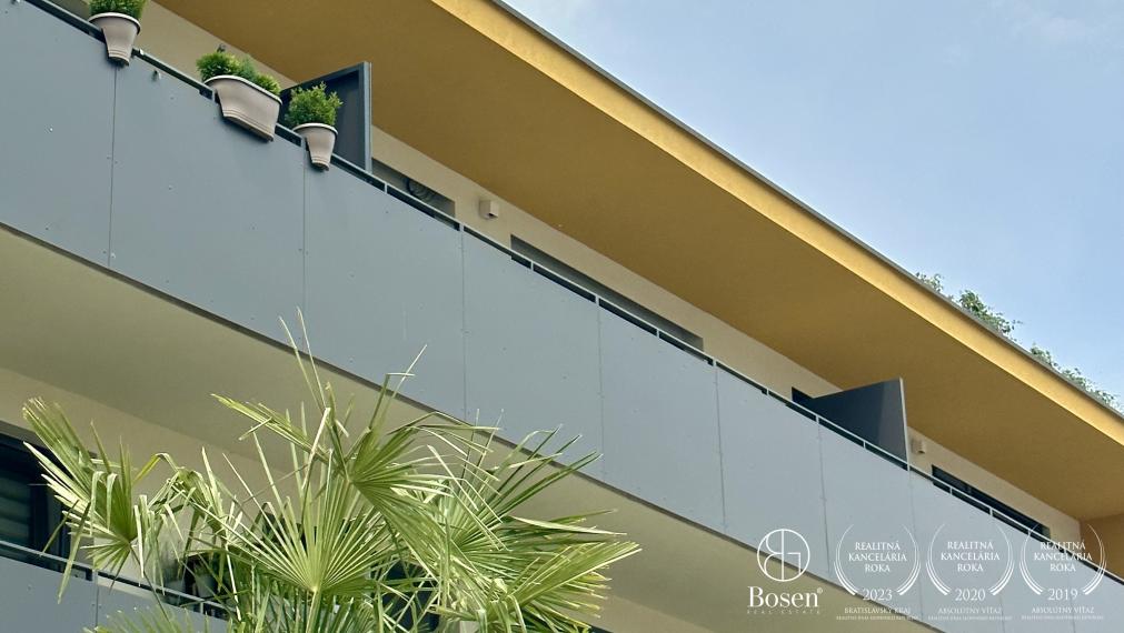 REZERVOVANÉ BOSEN | 	Moderný 2 izb. byt  v novostavbe, balkón, garáž, Rovinka, 64,44. m2