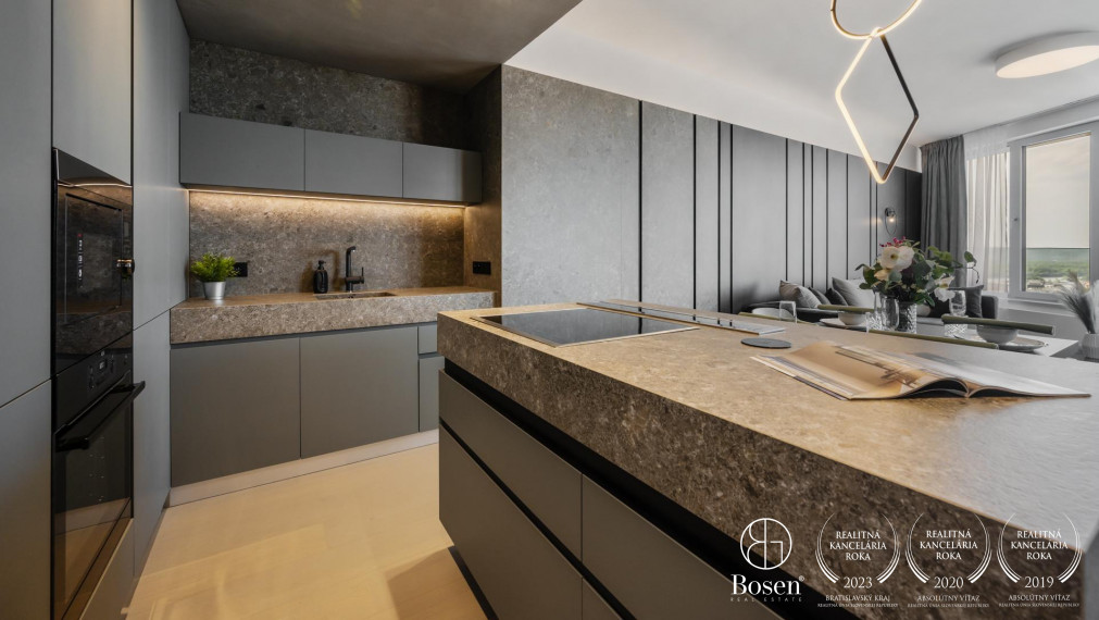 BOSEN | Luxusne zariadený prémiový byt v projekte Sky Park s najlepším výhľadom, 26.poschodie, Čulenova, 93 m2