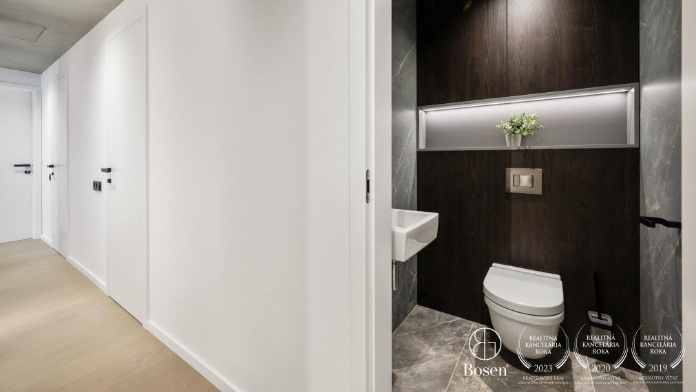 BOSEN | Luxusne zariadený prémiový byt v projekte Sky Park s najlepším výhľadom, 26.poschodie, Čulenova, 93 m2