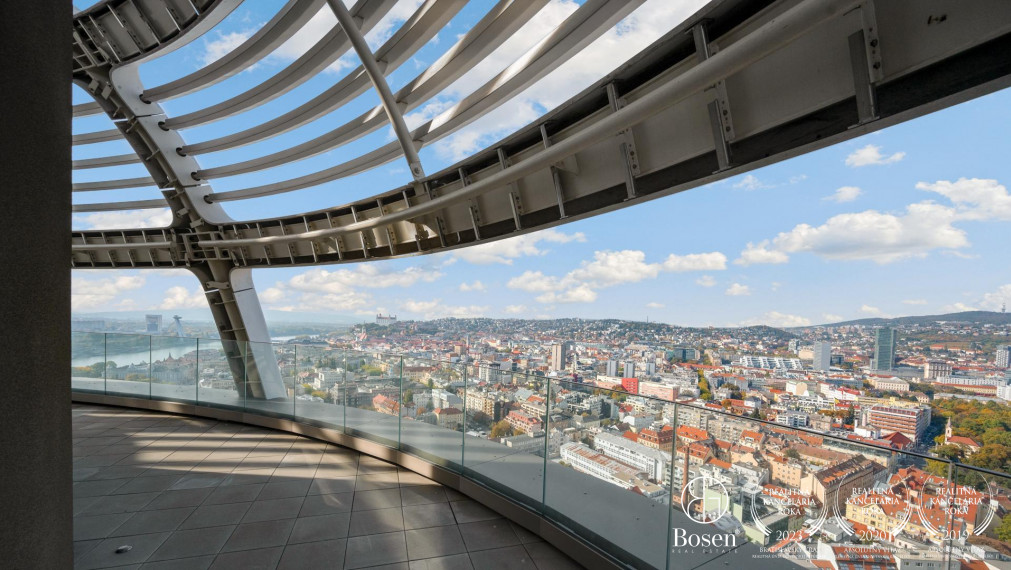 BOSEN | Luxusne zariadený prémiový byt v projekte Sky Park s najlepším výhľadom, 26.poschodie, Čulenova, 93 m2