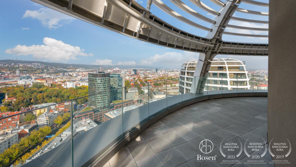 BOSEN | Luxusne zariadený prémiový byt v projekte Sky Park s najlepším výhľadom, 26.poschodie, Čulenova, 93 m2