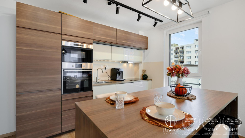 BOSEN | Predaj 3 izbový moderný byt s balkónom, Nobelova ul, Bratislava