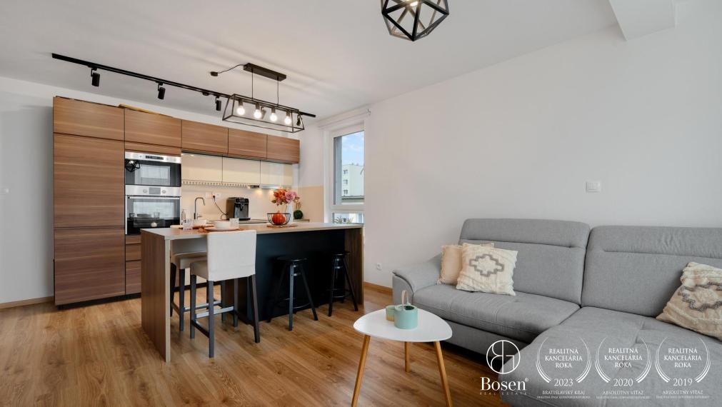 BOSEN | Predaj 3 izbový moderný byt s balkónom, Nobelova ul, Bratislava