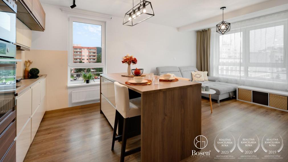 BOSEN | Predaj 3 izbový moderný byt s balkónom, Nobelova ul, Bratislava
