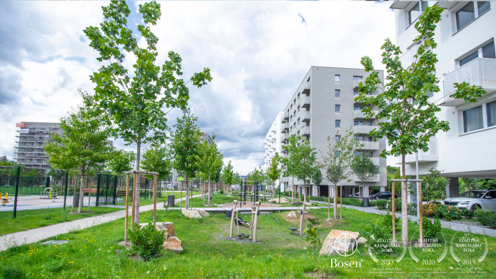 BOSEN | Zariadený 1.izb.byt s kuchyňou a balkónom v novostavbe, Ovocné sady, Ružinov, 34 m2