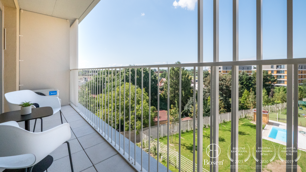 BOSEN | 1,5 izbový byt s balkónom a garážovým státim, 37 m2, novostavba Nový Ružinov, Bratislava - m.č. Ružinov