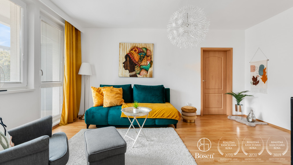 REZERVOVANÝ - BOSEN | 2,5 izbový byt s loggiou v Bratislave, mestská časť Rača