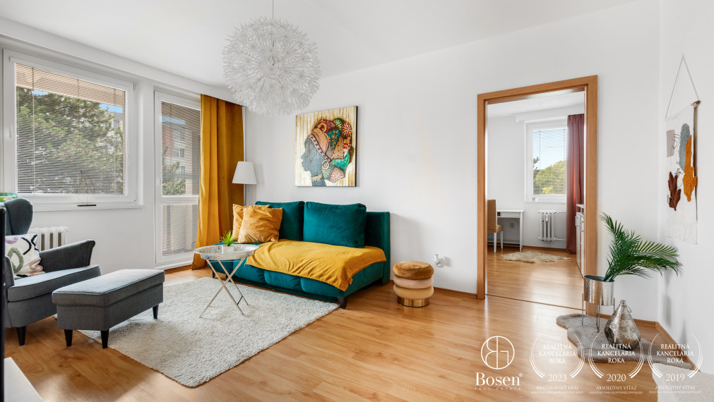 REZERVOVANÝ - BOSEN | 2,5 izbový byt s loggiou v Bratislave, mestská časť Rača