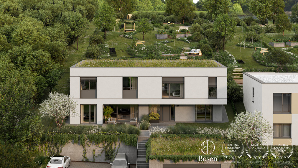 REZERVOVANÉ: BOSEN | Rodinná 6 izbová vila RD2 s nádhernými výhľadmi, Borinka