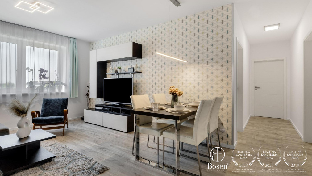 PREDANÉ: BOSEN | Zariadený 3kk byt v novostavbe Greenvia, 82 m2, Záhorská Bystrica