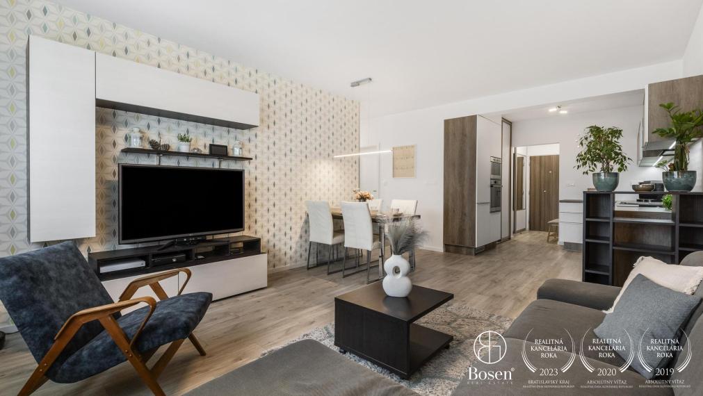 PREDANÉ: BOSEN | Zariadený 3kk byt v novostavbe Greenvia, 82 m2, Záhorská Bystrica