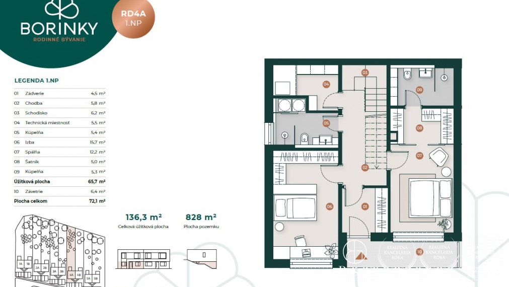 BOSEN | Rodinný dom RD4/B s veľkorysým pozemkom a nádhernými výhľadmi, Borinka