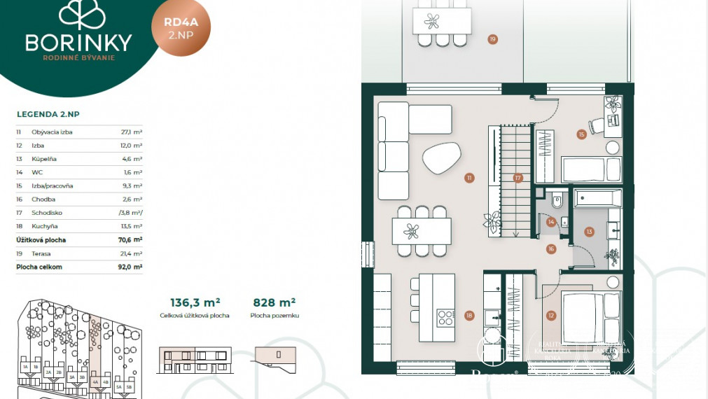 BOSEN | Rodinný dom RD4/B s veľkorysým pozemkom a nádhernými výhľadmi, Borinka