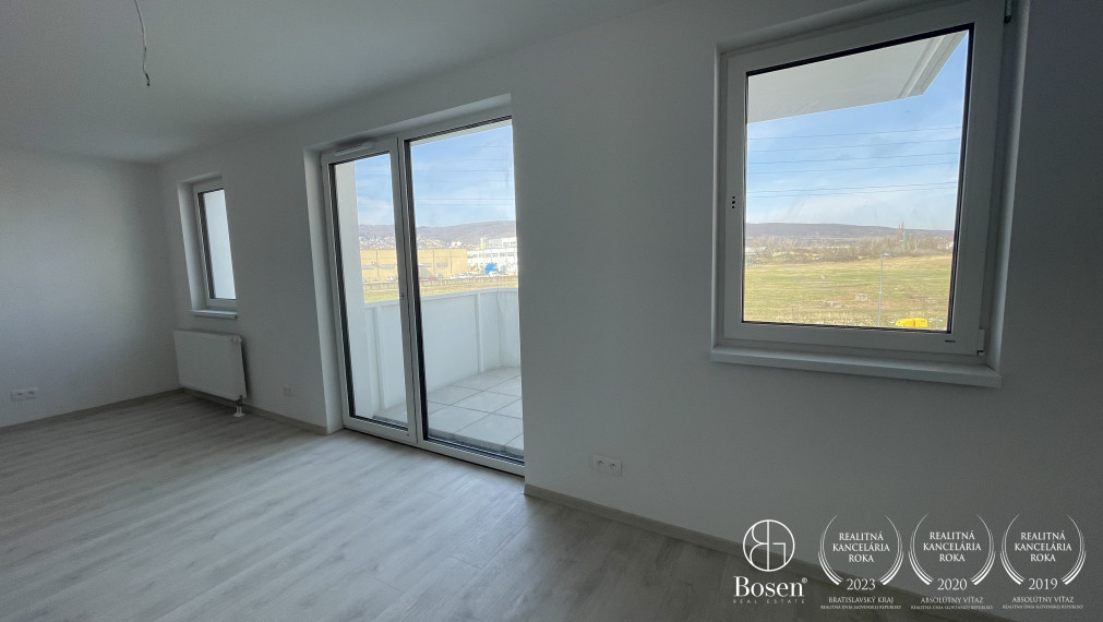 BOSEN | Veľkometrážny 1,5 izb.byt s balkónom, nový projekt RNDZ, Rača, Pri Šajbách, 45 m2