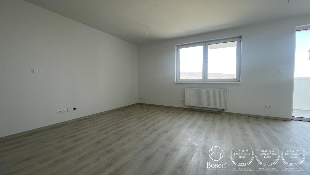 BOSEN | Veľkometrážny 1,5 izb.byt s balkónom, nový projekt RNDZ, Rača, Pri Šajbách, 45 m2