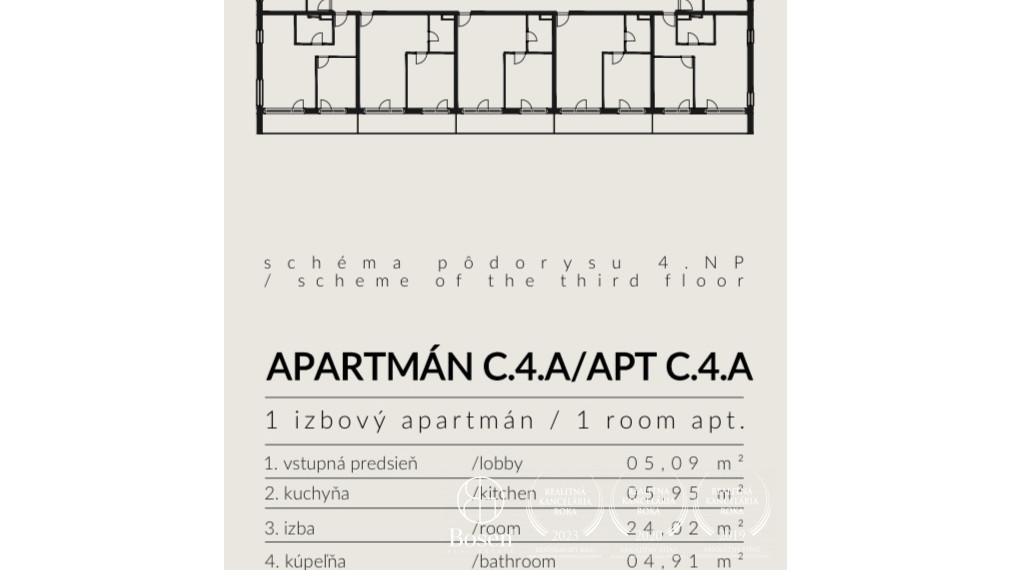 BOSEN | Veľkometrážny 1,5 izb.byt s balkónom, nový projekt RNDZ, Rača, Pri Šajbách, 45 m2
