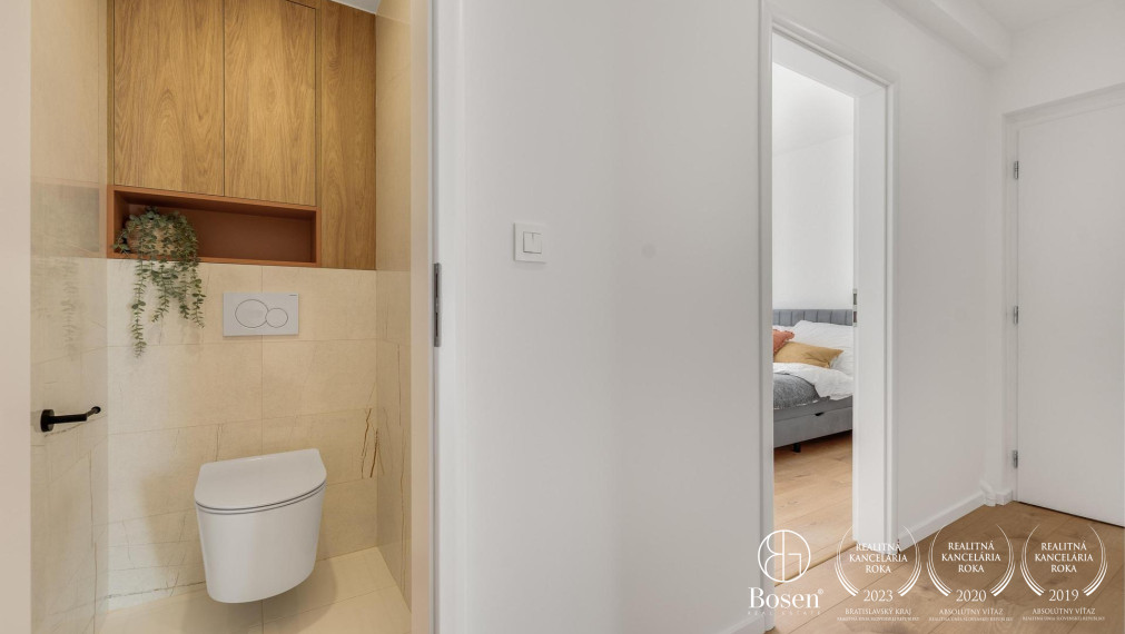 Moderne zariadený 2 izbový byt navrhnutý dizajnérkou blízko Blumentálu