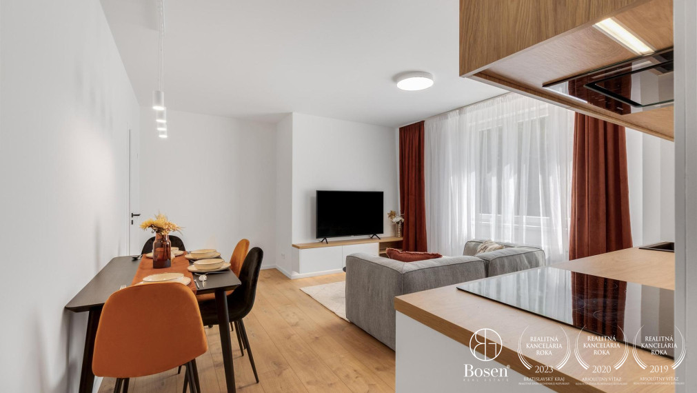 Moderne zariadený 2 izbový byt navrhnutý dizajnérkou blízko Blumentálu