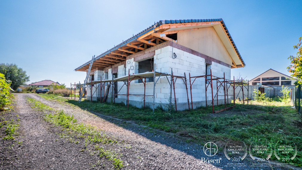 BOSEN | Na predaj novostavba 4 izbového rodinného domu v obci Gajary