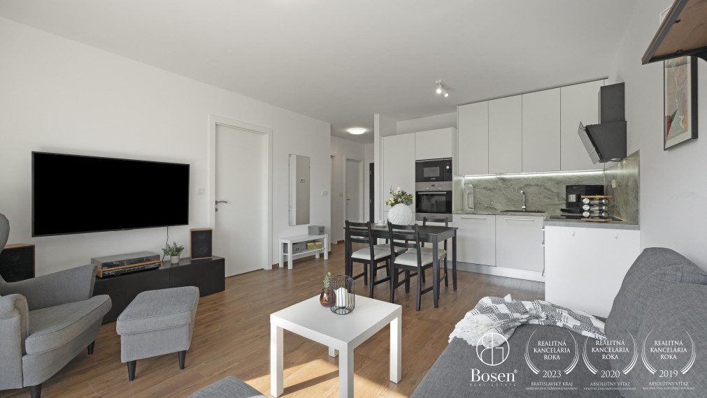 PREDANÉ: BOSEN | 2kk byt v novostavbe Urban Residence, 60 m2, Nové Mesto