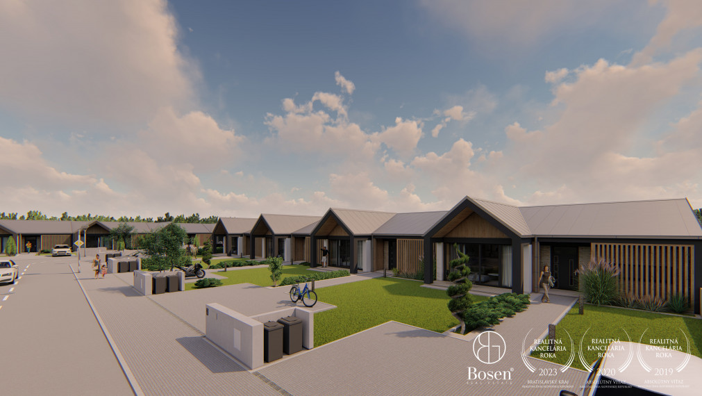 BOSEN | Rovinaté, stavebné pozemky s platným stavebným povolením, Senica, od 616 m2