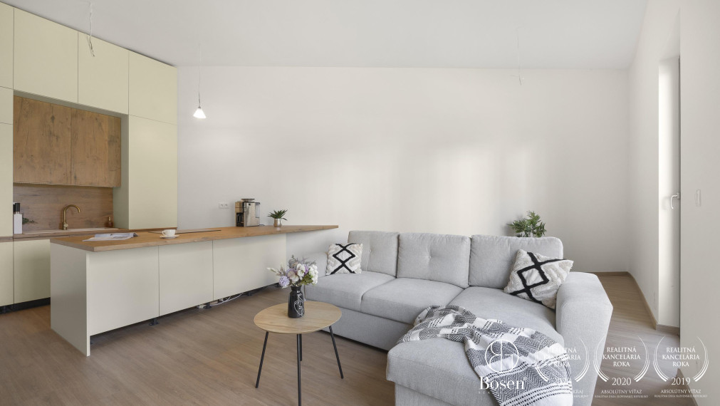 BOSEN | 3 izbový byt, 2x záhradka, spolu 208 m2, projekt OPÁL, Perlová ul.