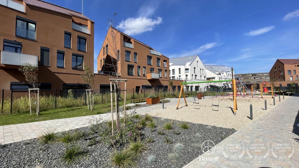 BOSEN | 3 izbový byt, 2x záhradka, spolu 208 m2, projekt OPÁL, Perlová ul.