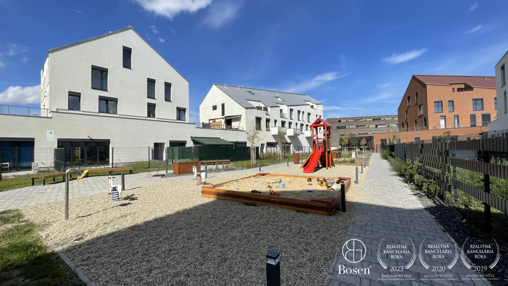 BOSEN | 3 izbový byt, 2x záhradka, spolu 208 m2, projekt OPÁL, Perlová ul.
