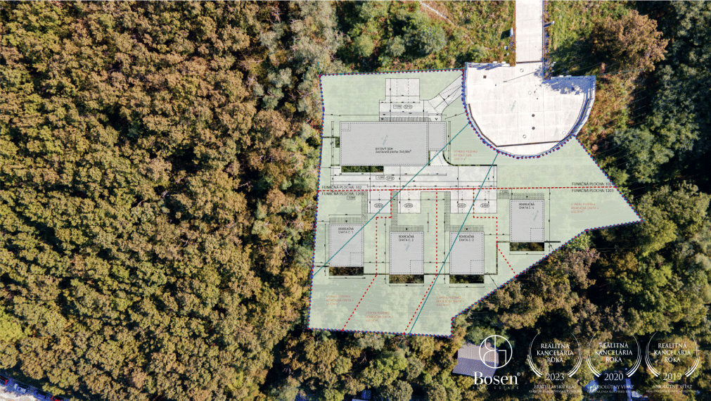 BOSEN | Stavebné pozemky 3000 m2, Projektová štúdia, Staré Grunty, Bratislava