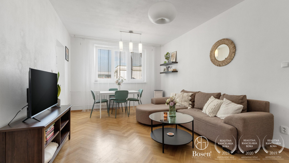 BOSEN | Prenájom 3 izbového bytu pri OC RETRO, Muškátová, Ružinov, 71 m2