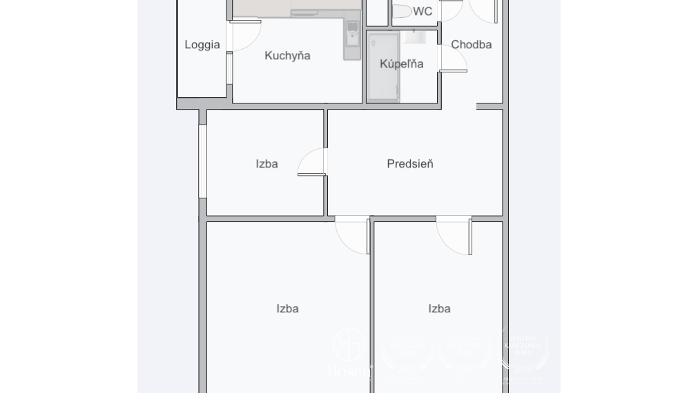 PREDANÉ BOSEN | 3 izbový byt po rekonštrukcii v Petržalke - Bratislava, 70 m2