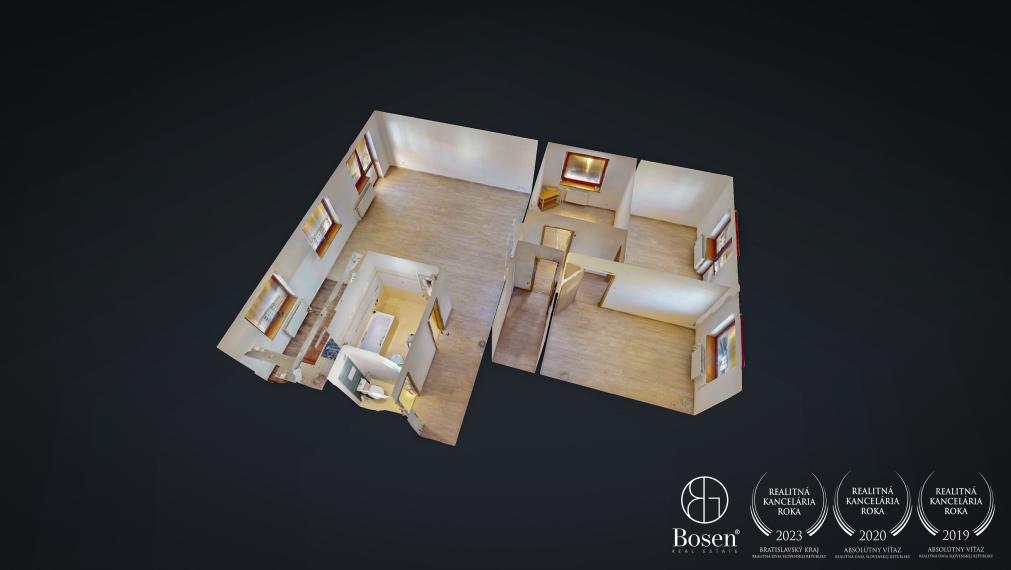 BOSEN | Moderný 4 izbový byt s 2 balkónmi v lukratívnej časti Lučenca, 100m2.