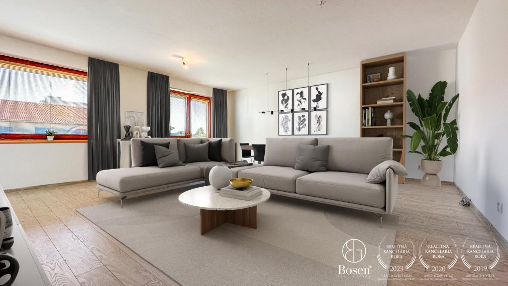 BOSEN | Moderný 4 izbový byt s 2 balkónmi v lukratívnej časti Lučenca, 100m2.