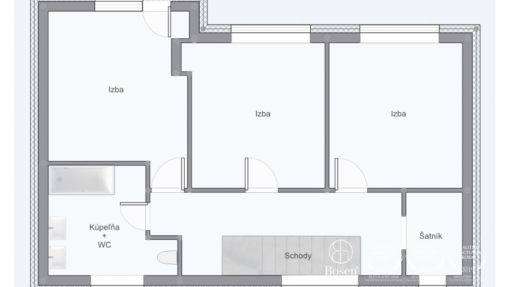 BOSEN | 4 izbová novostavba v tichej lokalite na Lúčnej ulici, Marianka, 120m2