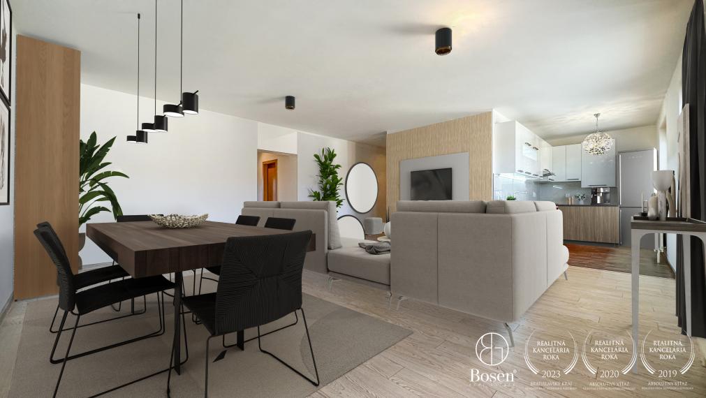 BOSEN | Moderný 4 izbový byt s 2 balkónmi v lukratívnej časti Lučenca, 100m2.
