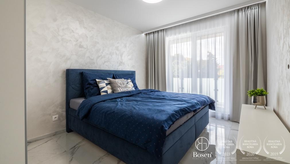 BOSEN | REZERVOVANÉ - Kompletne zariadený 2+KK. izb. byt v nadštandarde, s balkónom, kobkou a parkovaním v novostavbe, Rezidencia Tabáň, Nitra, 54 m2